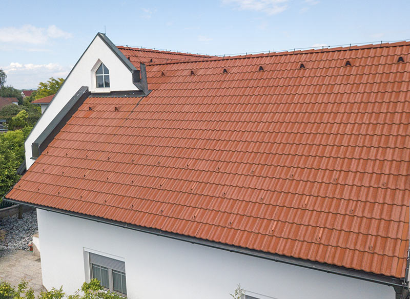 Dachmax Dach reinigen nachher